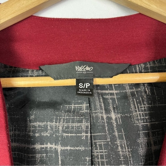 Mossimo Cranberry Red Single Button Blazer Jacket S - Picture 4 of 4